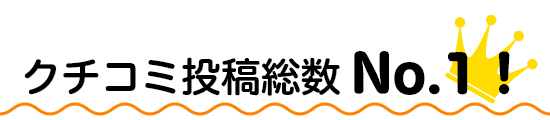 クチコミ投稿総数 No.1