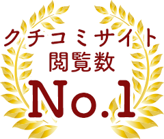 クチコミサイト閲覧数 No.1