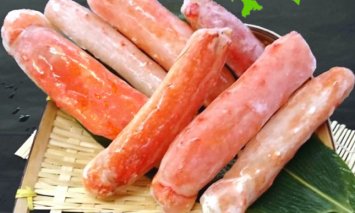 お刺身OK!　本たらば蟹むき棒身 500g　完全殻むき100％可食OK