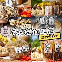 きのこ 加工品 詰め合わせ 5点 セット【茨城県共通返礼品 城里町】 惣菜 おかず きのこ 加工品 [CX004sa]