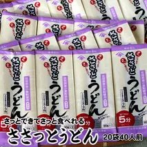 さっとできてさっと食べられる ささっとうどん 20入 【麺 うどん 佐賀県産 簡単】(H014136)
