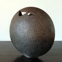 花器 B 【一輪挿し 手作り 陶器 オブジェ インテリア 癒し 贈り物】(H038103)