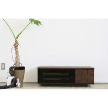 コルク 90TVボード 【テレビボード テレビ台 テレビ ローボード インテリア 開梱設置 梱包材引き取り AV機器収納  国産 完成品】(H062176)