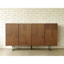 ルト 150サイドボード 【リビングボード サイドボード キャビネット リビング収納 収納 組立設置付 梱包材引き取り】(H062182)