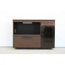 コルク 120カウンター 【キッチンカウンター カウンターキッチン レンジ台 コルク カウンター 開梱設置 梱包材引き取り 日本製 国産 完成品】(H062212)