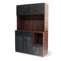 クイナ 117キッチンボード 【食器棚 食器 キッチン 収納 台所 ダイニングボード 開梱設置 梱包材引き取り 国産 完成品】(H062169)