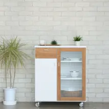 パルク 70カウンター 【キッチン カウンター ワゴン 北欧 収納 おしゃれ 開梱設置 梱包材引き取り 完成品】(H062227)