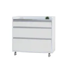 パレス 90カウンター ホワイト 【キッチンカウンター レンジ台 レンジボード ボード ホワイト シンプル 北欧 開梱設置 梱包材引き取り 日本製 完成品】(H062228)