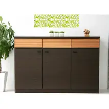 FE 120サイドボード 【キャビネット リビング 収納 家具 開梱設置 梱包材引き取り 完成品】(H062238)