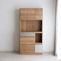 TMモデロ 90キッチンボード SNA 【食器棚  食器 ダイニングボード 家具 国産 家電収納庫 ダイニング】(H060655)