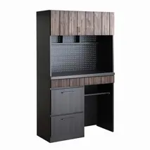 RESE 105KB D(板扉上台・ダスト下台) 【キッチンボード レンジ 食器棚 食器 キッチン 家具 国産 収納 台所収納 完成品】(H060648)