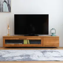 アダムロ 140ローボード LBR 【テレビ台 テレビ TV ローボード リビング用 収納家具 AV機器収納 国産】(H060665)