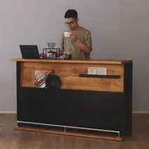 【東馬家具】NEITS（ネイツ）170バーカウンター(H060509)