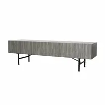 セロ 150TVボード ダークグレイ【テレビボード インテリア 紙漉き風模様 完成品 家具 AV機器収納】(H062279)