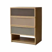 カルペア 60チェスト ナチュラル【衣類 衣服 収納 引出 抽斗 開梱設置 梱包材引き取り 完成品】(H062295)