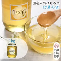 【数量限定】2025年産 国産天然蜂蜜（初夏の蜜）1kg (H049118)