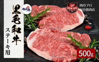 【 福島牛 】 黒毛和牛 サーロインステーキ用 250g 2枚 計500g 冷凍保存 肉 牛肉 焼肉 ステーキ 旨味 贈答 ギフト プレゼント 人気 ランキング おすすめ グルメ 厳選 福島県 福島 ふくしま 田村 田村市 たむら 川合精肉店