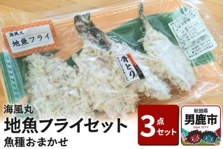 海風丸「地魚フライ」セット 魚種はおまかせ 秋田県 男鹿市|10230