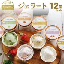 八千代町 大地の恵み ジェラート 12個 セット アイス ソルベ スイーツ デザート 詰め合わせ 詰合せ ふるさと納税 10000円 特製 [AU092ya]