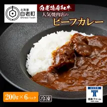 和牛 ビーフカレー 6個セット＜徳寿＞ 200ｇ×6袋