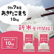 【10月発送】新米 あきたこまち 10kg (5kgx2袋) 令和7年産 茨城県産 こしひかり 白米 精米 茨城県 八千代町 お米 米 [SF307yai]