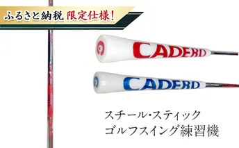 【ふるさと納税限定仕様！】スチール・スティック ゴルフスイング練習機 フィットネス ゴルフ用品 練習用