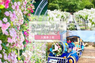 ぎふワールド・ローズガーデン　ペア入園券 自然 バラ 花 観光 チケット 旅行　【0070-001】