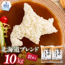 21-68 【年内発送12月15日入金まで】訳あり 北海道ブレンド米10kg（5kg×2） within2025