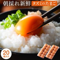 【TVで紹介されました】タズミの卵Ｍサイズ（20個）005AB02N.こだわり卵 市川町産 兵庫県産 たまご たまごかけご飯 玉子 生卵 鶏卵 タマゴ 卵焼き TKG