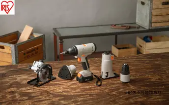 マルチギア 充電式インパクトドライバーセット 18V JM18INS サンドベージュ インパクトドライバー セット 18V アイリスオーヤマ 充電式 コードレス USB Type-C DIY 電動工具