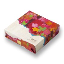 をぐら山春秋 あられ＆ショコラ 化粧箱(大)(16袋)｜小倉山荘 あられチョコ おかきチョコレート スイーツ 京都土産 和菓子 洋菓子 贈り物 ギフトスイーツ [1609]