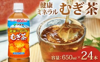 伊藤園 健康ミネラル むぎ茶 650mL × 24本 お茶 麦茶 カフェインゼロ 防災 備蓄 茶 ペットボトル PET 飲料 飲み物 ソフトドリンク カロリーゼロ 定番 体脂肪 人気 おすすめ 送料無料 行事 レジャー 水分補給 差し入れ おすそわけ 行事 乳幼児 規格 適用商品 ミネラル キャンプ 長期保存 保管 ドリンク カフェインレス ノンカフェイン 熱中症対策 ケース 静岡県 牧之原市