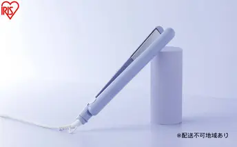 ストレートアイロン HIR-MS102-V ラベンダー ヘアアイロン ストレート 軽量 ストレートアイロン コンパクト 海外対応 セラミックコーティング ヘアーアイロン 5段階温度調節 スリム ヘアケア プレゼント ギフト MiCORA ミコラ アイリスオーヤマ
