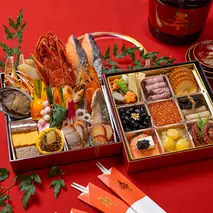 【12/31お届け】 結城家 特選おせち2026 二段重 3～4人前 数量限定 50セット（翌日配送可能エリア限定） 二段 おせち料理 お節 2026 予約 [DH001ya]