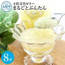 土佐文旦ゼリー『まるごとぶんたん』8本セット 