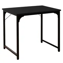 デスク 机 パソコンデスク 80cm 頑丈 シンプル テーブル PCデスク 勉強机 学習机 書斎デスク ワークデスク オフィスデスク 学習デスク シンプルデスク 作業用 一人暮らし 新生活 SunRuck サンルック SR-OD74-BK