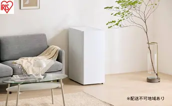 スリム冷凍庫 64L IUSN-S6A-W ホワイト 冷凍庫 小型 家庭用 アイリスオーヤマ スリム スキマックス 幅スリム 64L 霜取り不要 自動霜取り コンパクト 省スペース リビング まとめ買い 保存 セカンド冷凍庫 ストック