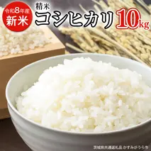 令和8年産 コシヒカリ 精米 10kg (茨城県共通返礼品 かすみがうら市) 紙米袋 茨城 新米 精米 コシヒカリ お米 ごはん 直送 銘柄米 [DH020sa]