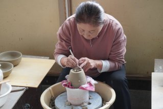 源太夫窯 和食器『丸皿』3枚 [グレー]｜食器 お皿 源太夫窯 げんだゆうがま 村山恵子 陶芸品 陶芸作品 陶芸 作家 作品 窯元 [0968]