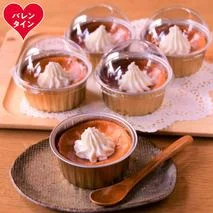 27-89 【バレンタインデー】cafe ほの香のベイクドチーズケーキ 10カップセット