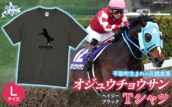 【オジュウチョウサン】Ｔシャツ _Lサイズ（ヘイジーブラック）　BRTV004-3