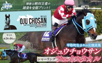 【オジュウチョウサン】シャーリングフェイスタオル　BRTV010