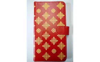抗ウィルス！天平文様手帳型スマートフォンケース　Aデザイン　Lサイズ 小物 