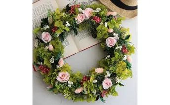 プリザーブドフラワー フェアリーリース 花 インテリア 装飾品 バラ 薔薇 アレンジ ギフト プレゼント 北海道 上富良野町