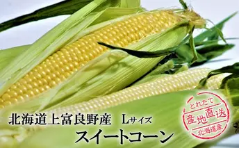 【北海道上富良野町産】ふらのスイートコーンセット(黄色3本・白色3本 計6本） 野菜 とうもろこし トウモロコシ 