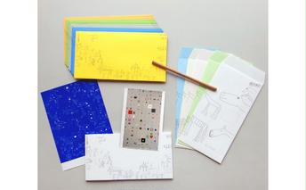丸亀市猪熊弦一郎現代美術館 いのくまレターセットA 雑貨 日用品 文房具
