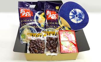 瀬戸の宝箱 まんでがん丸亀(1) 麺類 丸亀の名産品 うどん うちわ