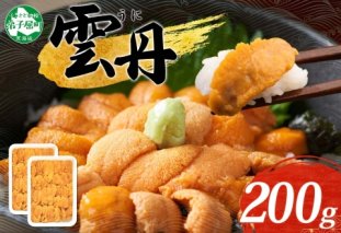 3209. うに 海鮮 ウニ チリ産 冷凍 200g 4人前 雲丹 丼 刺身 送料無料 北海道 弟子屈町