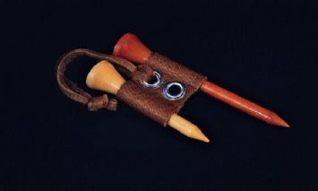 1029.弟子屈町産エゾシカ革ティーホルダー