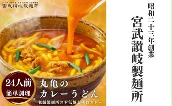 カレーうどん 丸亀からお届け コク旨 カレー うどん 24人前 麺類 乾麺 生麺 半生麺 讃岐 レンジ 本格的 本場 簡単 スパイス 手軽 人気 電子レンジ ご家庭用 家庭用 ギフト 一人暮らし
